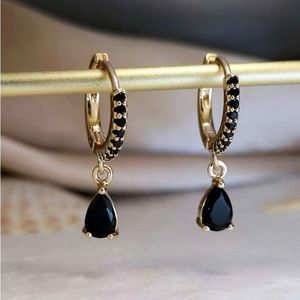 ZIRCON DECOR DROP EARRINGS ✨